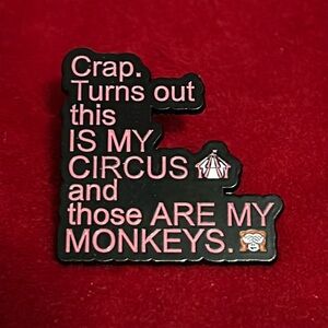 Funny Enamel lapel pin
